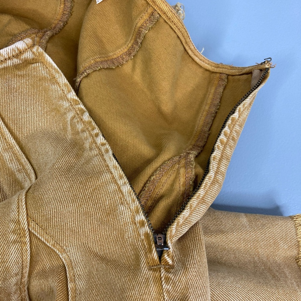 Free People Tan A-Line Skirt - Picture 8 of 14